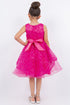 Girls Multi Color Lala & Erina Sequin Ribbon Adorned Flower Girl Dress 2-12